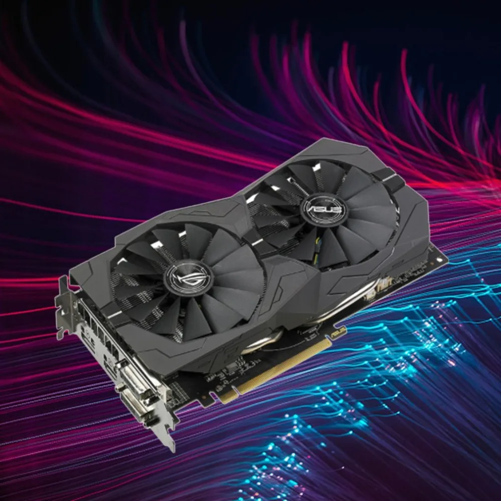 ASUS ROG Strix Radeon RX 570 O4G Gaming OC Edition GDDR5 DP HDMI DVI VR Ready AMD Graphics Card (ROG-STRIX-RX570-O4G-GAMING)