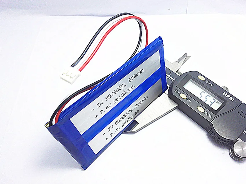 7 4 V 555285 полимерный EVD DVD портативный аккумуляторные панели использовать машину