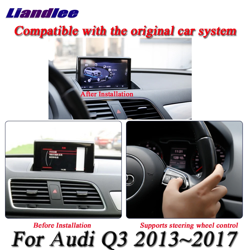 Для Audi RS Q3 2013 автомобильный Android мультимедийный плеер HD сенсорный экран радио AM FM RDS gps навигационная система