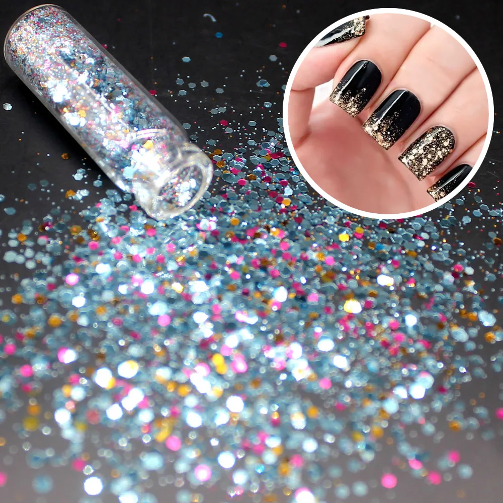 

1 Box Glitter Nail Striping Line Tape Sticker Set Art Decorations DIY Tips For Polish Nail Gel 2017 Hot