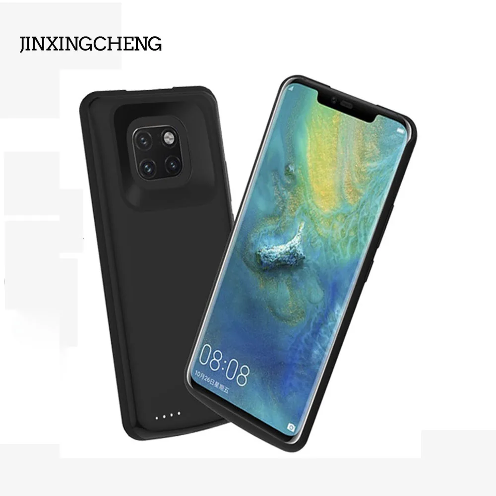 

JINXINGCHENG 2019 Silicone Frame Battery Case for Huawei Mate 20 pro 6500mAH Back Clip Fast Charger for Huawei Mate 20 cover
