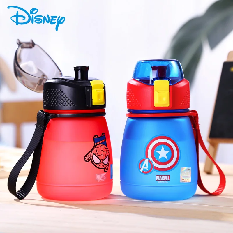 Disney Mini 390ml Kids Tritan Water Bottle Mickey With Rope Direct Drink BPA Free Water Bottle