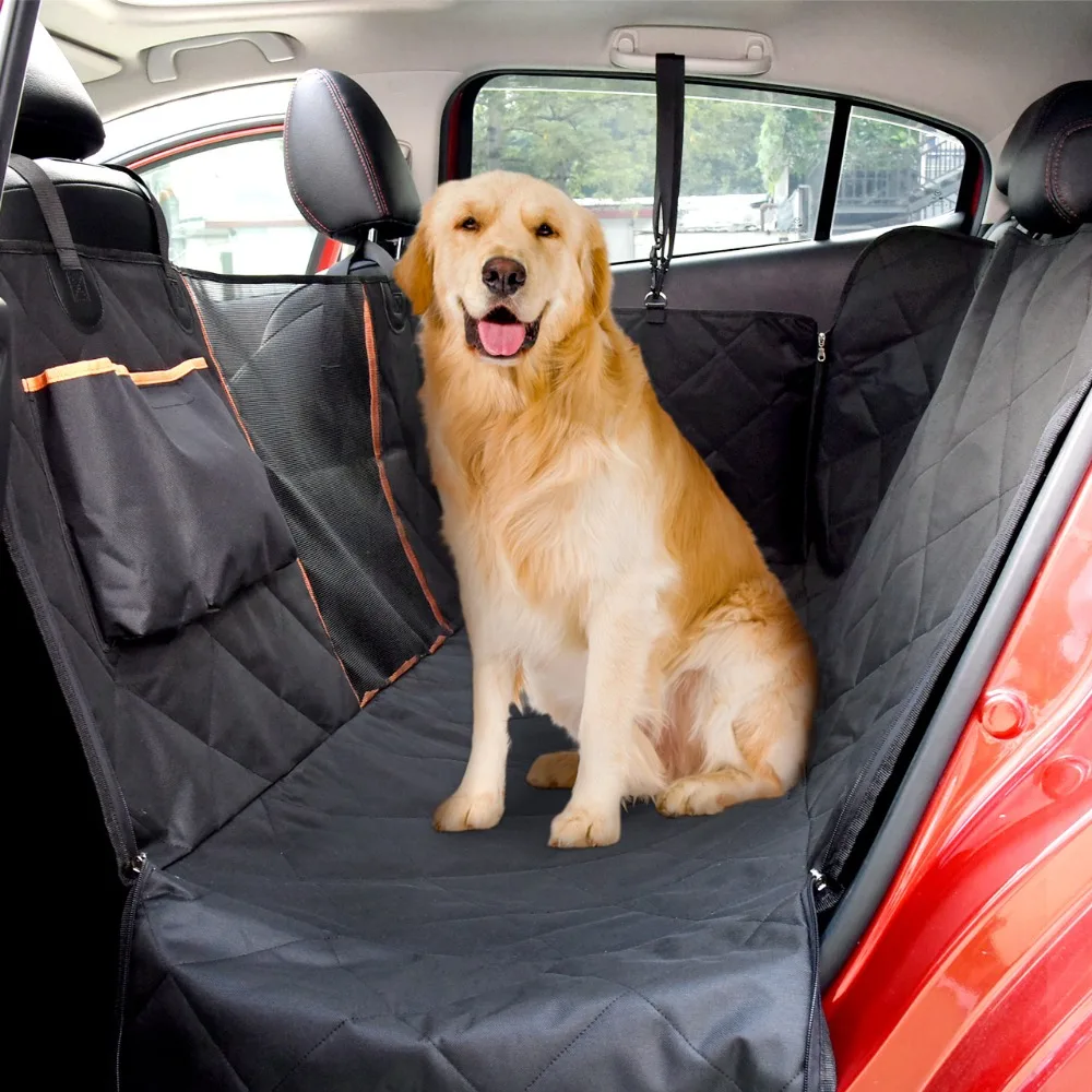 

Pet Dog Car Seat Cover with Mesh Visual Window Scratch-Resistant Waterproof 600D Oxford Fabric Cover Dog Travel Hammock Cachorro