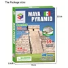 New Arrival 3D Puzzles Maya Pyramid Builing Model Toys Educational Toy for Kids 3D Dimensional Jigsaw Puzzle Toys for Christmas 5