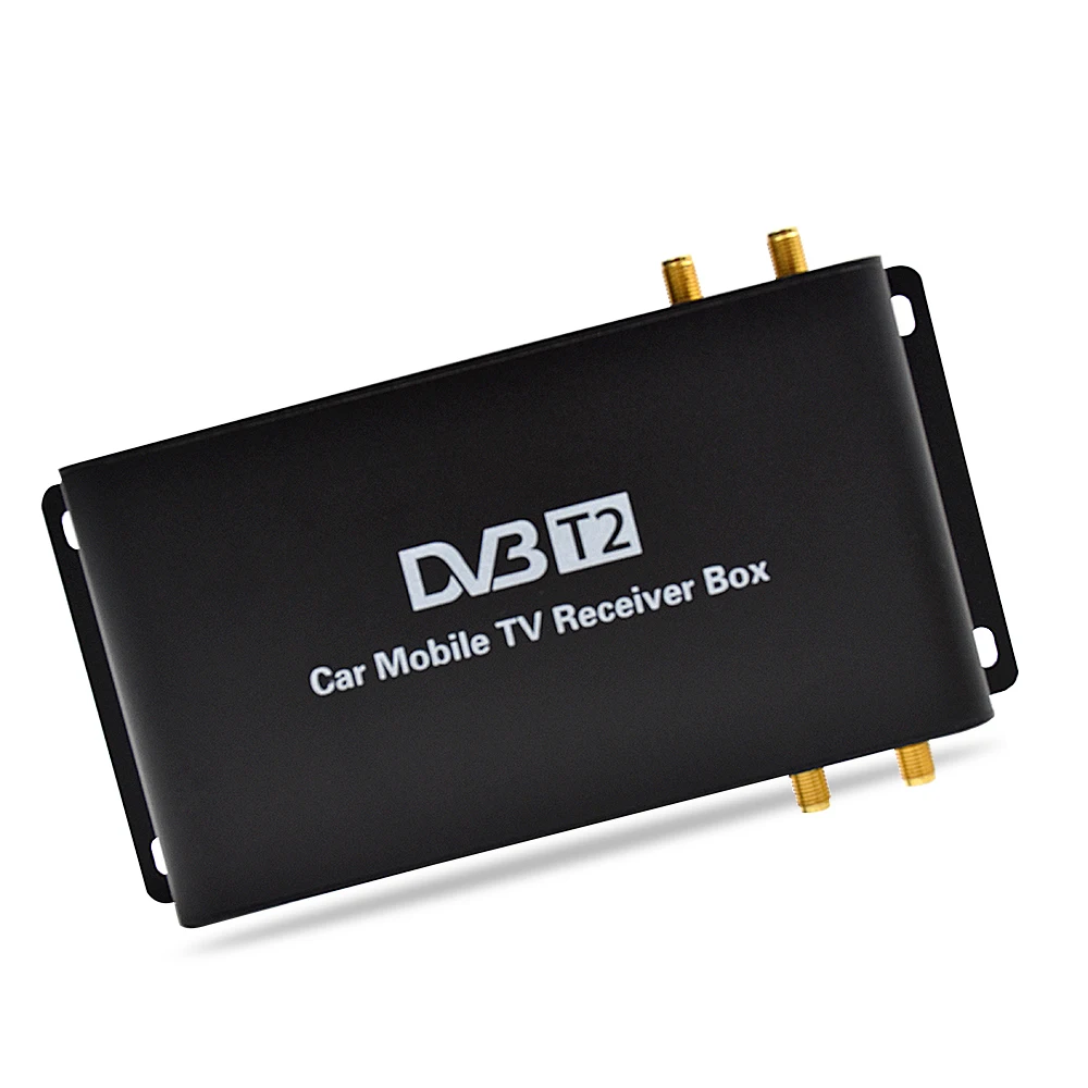 Автомобильный DVB-T2 DVB-T MPEG4 ЦИФРОВОЙ ТВ-приставка 4 Seg поддержка 180-200 км/ч скорость вождения цифровой автомобильный тв-тюнер HD 1080P ТВ-приёмник