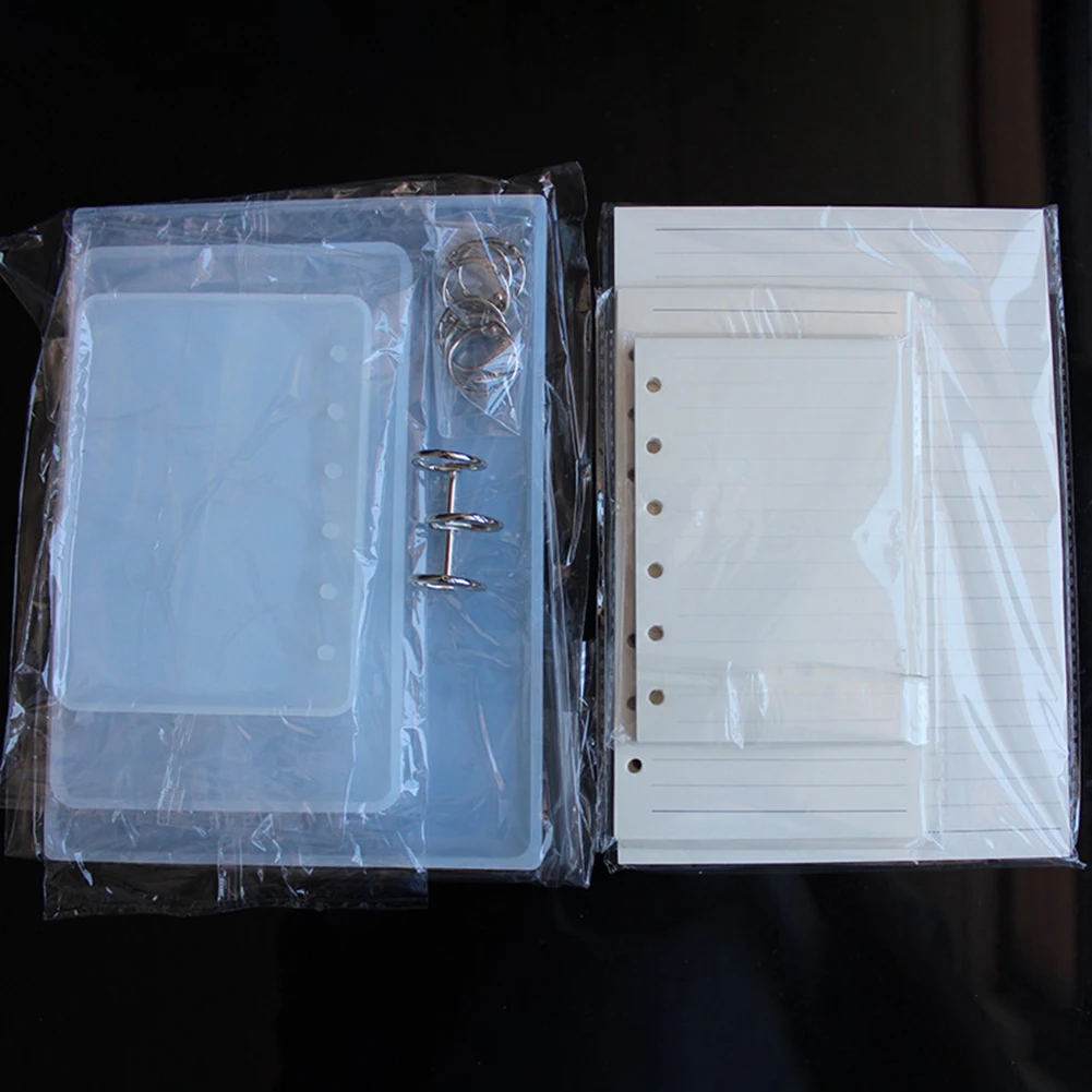 DIY полимерная книга, силиконовая форма для рукоделия, блокнот в форме А5 А6 А7, кристальная эпоксидная силиконовая форма, прозрачная Ювелирная книга из смолы