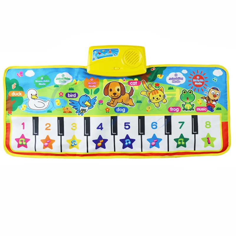 1PC New Touch Play Keyboard Musical Music Singing Gym Carpet Mat Best Kids Baby Gift toys for child