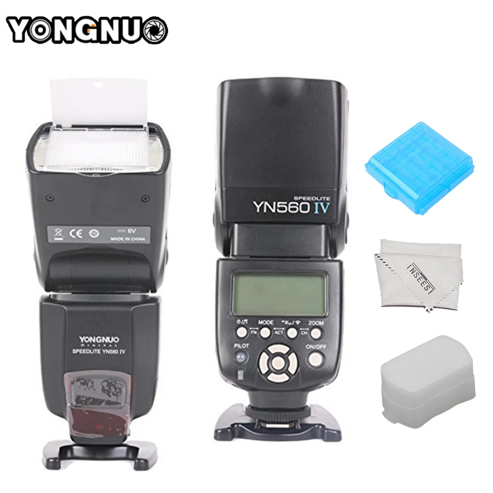 

YONGNUO YN-560IV YN560IV Wireless Flash Speedlite Master+Slave Flash Trigger System for Canon Nikon Pentax Olympus Sony Cameras
