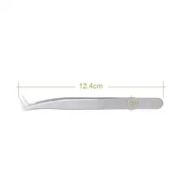Volume Lash Tweezer Easy Fanning Lashes Tweezers for Extension Builing Tools with PU Brown Leather Packing 2