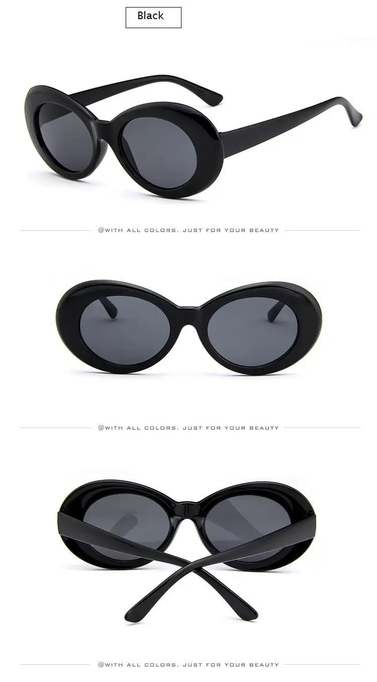 Clout Goggles Glasses Brand Designer Mirror Retro Oval Sunglasses Classic Fashion Female Male Sun Glasses for Men Women