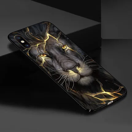 Чехол xiaomi mi 9 с рисунком для xiaomi mi 8 mi 8 mi 9 mi x2s mi x 2s mi x 3 2 max 3 redmi Note 5 note6 note 7 mi 6 a2 play cover - Цвет: Popular Lion