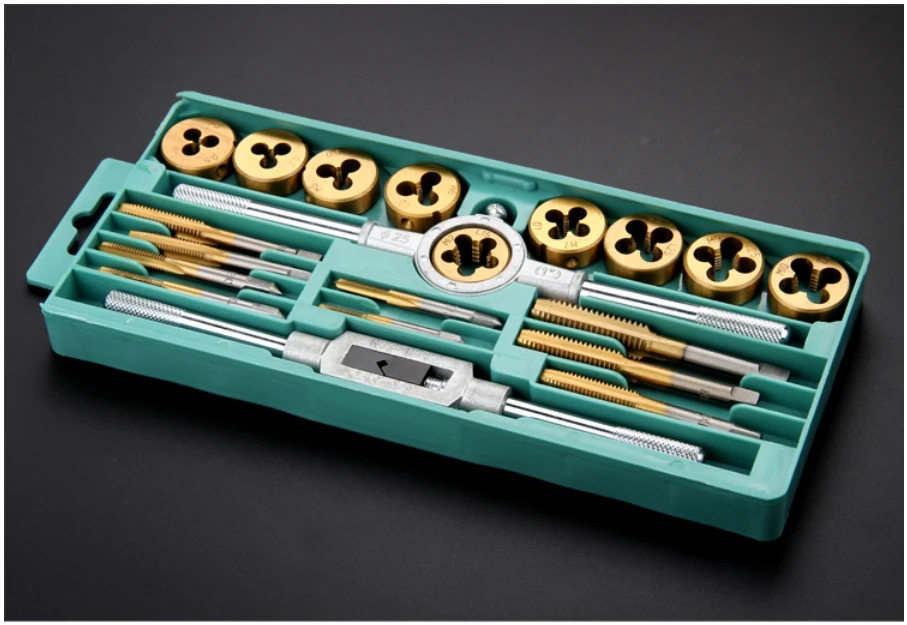 20 Pieces Taps and Dies M3M12 Screw Thread Metric Plugs Taps & Tap