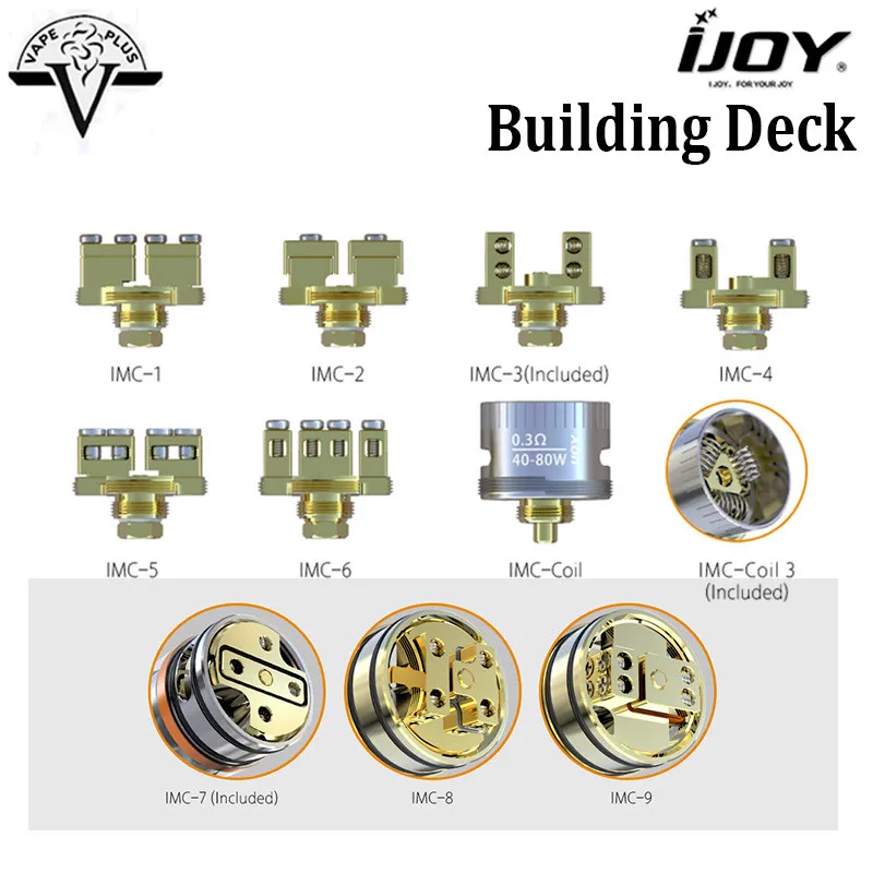 iJoy Combo RDTA interchangerable building deck11
