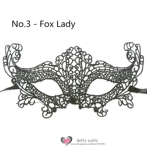 Mystery Lady Costume Party Masks 21 styles - 3