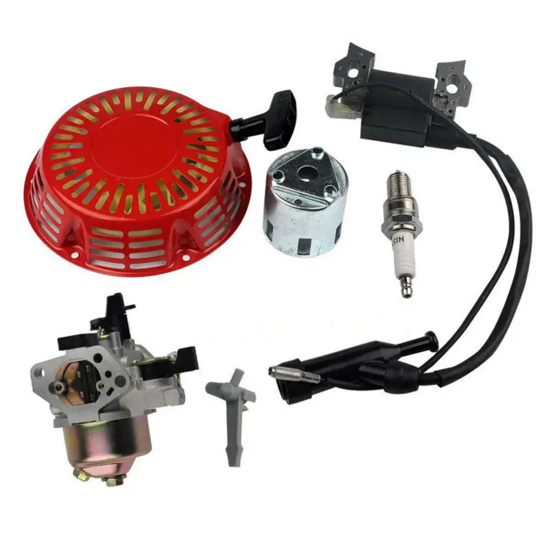 Катушки зажигания + свечи Карбюраторы для мотоциклов carb стартер Fit HONDA GX340 8hp GX 390 13hp