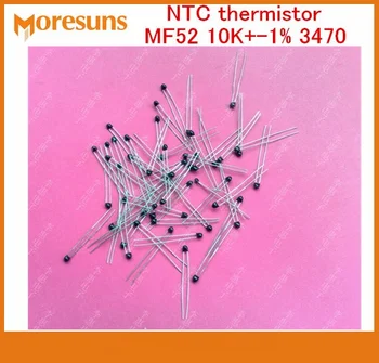 

Fast Free Ship 50pcs/lot NTC thermistor MF52 10K+-1% 3470 NTC Sensor