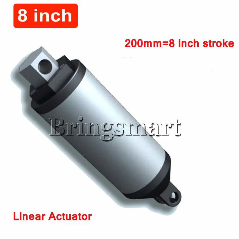 Bringsmart 12V 24V DC 200mm Stroke 8Inch Electric Linear Actuator 45-230mm/s 8 inch 200N 20KG Load 36V Tubular Electric Motor Bringsmart 12V 24V DC 200mm Stroke 8Inch Electric Linear Actuator 45-230mm/s 8 inch 200N 20KG Load 36V Tubular Electric Motor