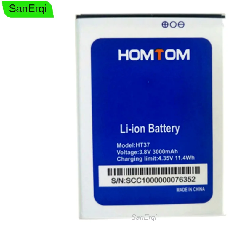 

for Homtom HT37 Battery High Quality 3000 mAh for Homtom HT37 Pro Batterie Bateria