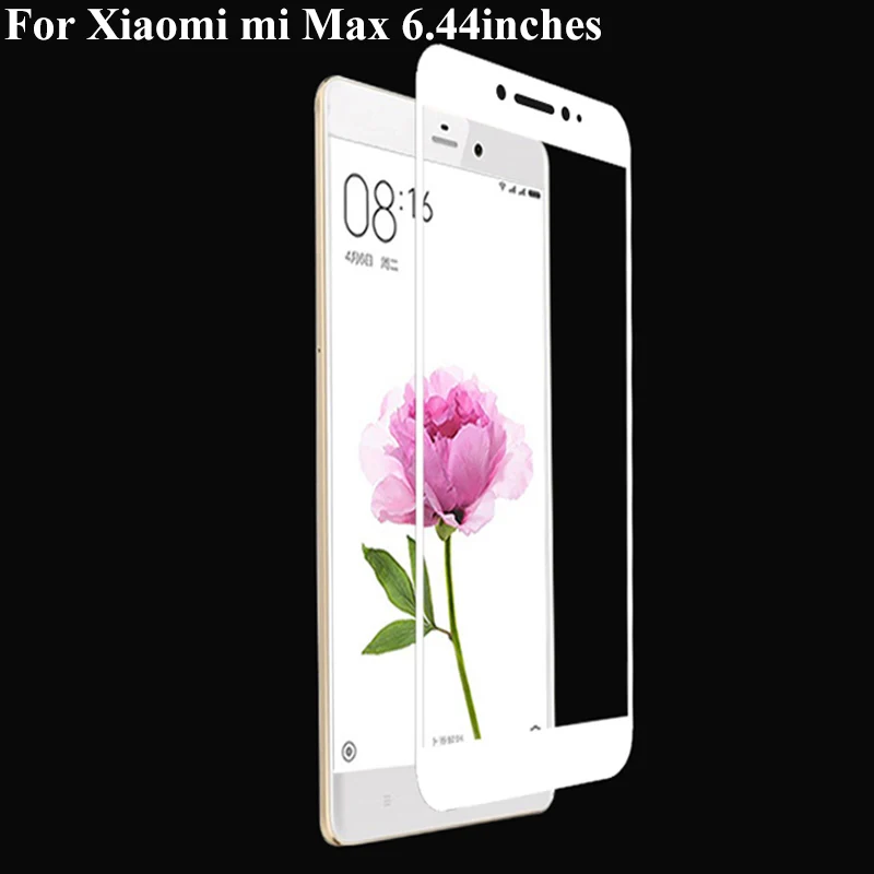 

For Xiaomi mi Max 6.44 inch Glass Tempered Full Cover Tempered Glass Film for Xiaomi Mi Max MiMax Screen Protector Film