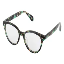 MONGOTEN Ретро мода унисекс ацетат полного обода асферические линзы оправа для очков синий Анти-усталость очки для чтения