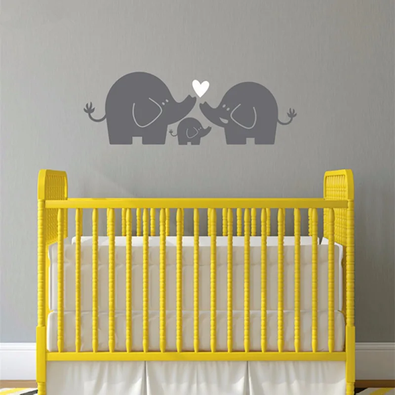 1m new elephant family wall decal nursery elephant wall sticker baby