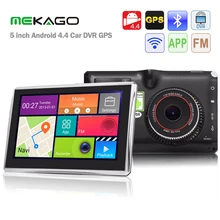 Free shipping 5 inch Android 4.4 Car Tablet GPS 170 Degree 1080P DVR Recorder WiFi / 3G FM Car Multi-media Player