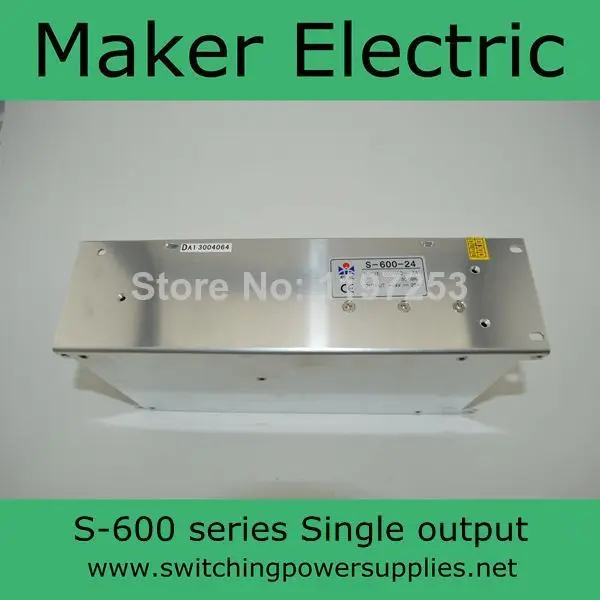 

mean well power suply 24v 600w ac to dc power supply Input 220v ac dc converter high quality S-600-24