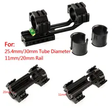 Ohhunt охотничий 25,4 мм 30 мм 11 мм 3/" ласточкин хвост 20 мм Пикатинни Вивер кольца для прицела винтовки офсетное Крепление прицела пузырьковый уровень Экстра рейка