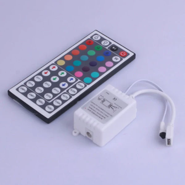 buy HFES DC12V 44 Key Wireless IR Remote Controller for 3528 5050 RGB LED Strip Light