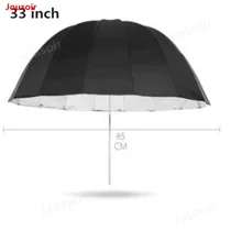 Глубокий рот фотография зонтик светоотражающий зонтик черное серебро отражение мягкий светильник солнце фотография 16 волокна ребра CD50 T06