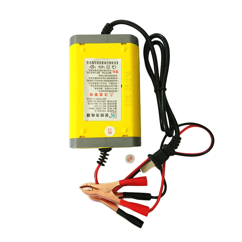 US Plug Car Battery Charger 12v 2A Fully-automatic Car motorcycle battery charger Adaptor Power Supply Wholesale Dropshipping
