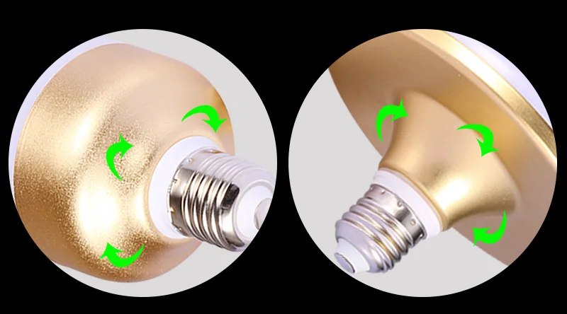 Светодиодный лампы Bombilla светодиодный E27 15 W 20 W 30 W 40 W 50 W 60 W Лампада светодиодный 220 V 230 V 240 V прожекторы НЛО B22/E27 светодиодный лампы для