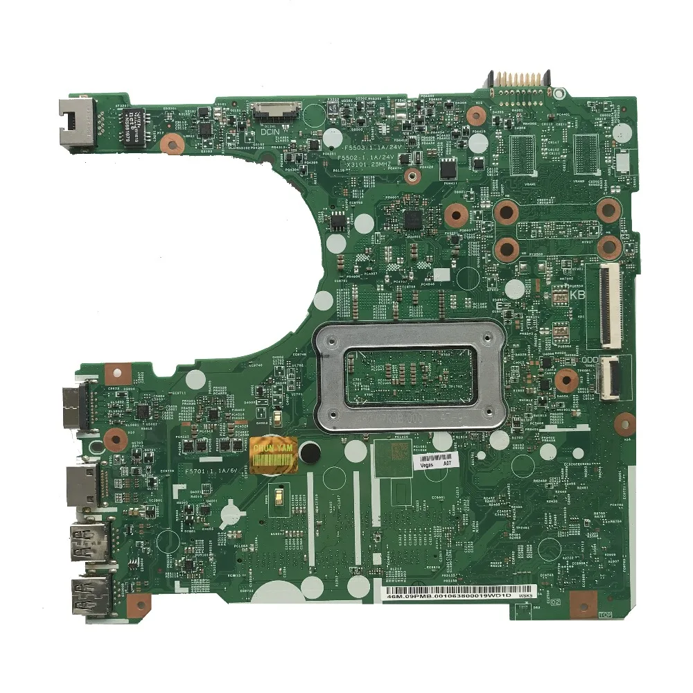Отлично подходит для материнской платы ноутбука DELL 3568 с SR2ZW I3 7100u CPU DDR4 CN 01CM9N 1CM9N 100%
