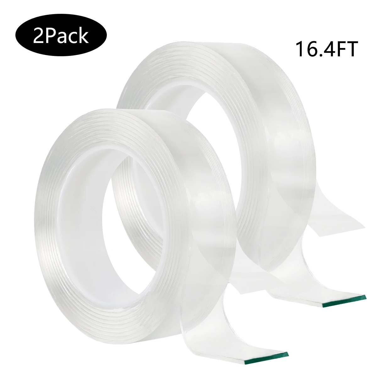 

Hifuar 1/2/3/5m Double-Sided Adhesive Traceless Tape Reusable Removable Sticker Anti Slip Washable Loop Disks Tie Glue