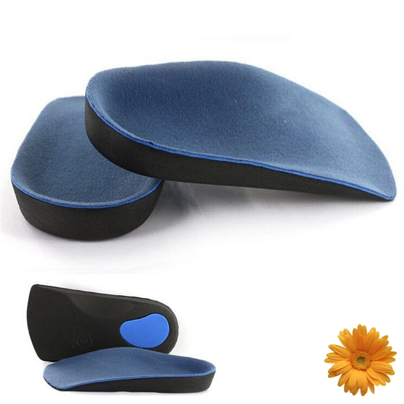 Half Arch Support Orthopedic Insoles Flat Foot Correct 3/4 Orthotic