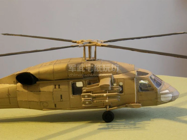 1:33 Black Hawk Uh-60 многофункциональная модель вертолета 1: 33 Black Hawk модель вертолета