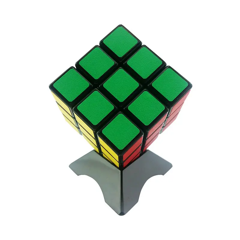 3x3x3 скорость магический куб головоломка твист плавно черная Профессиональная база Классическая игра для мозга Развивающие игрушки для детей - Цвет: 3x3x3 5.5cm and Base