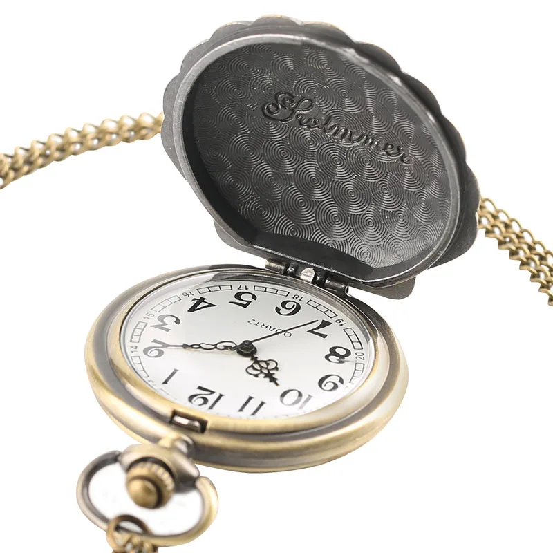 YISUYA, ретро большой корпус, кварцевые карманные часы с цифрами, для женщин, декоративный чехол с имитацией бриллианта, ожерелье, подвеска на цепочке, подарки для детей