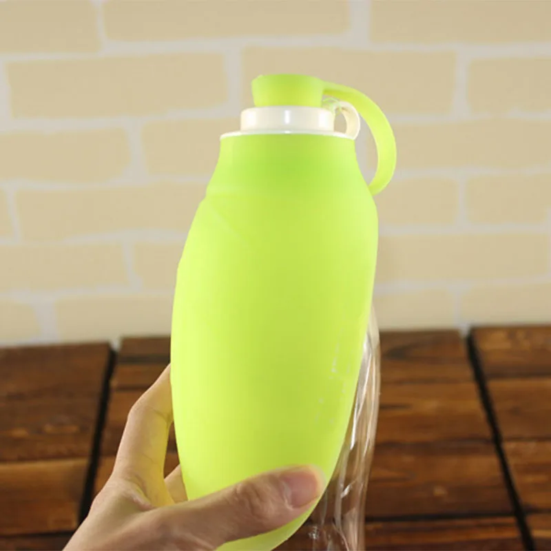 New Portable Pet Water Feeder Collapsible Car Carry Pet Bowl Water Feeding Kettle Dog Cat Outdoor Travel water bottle Container2