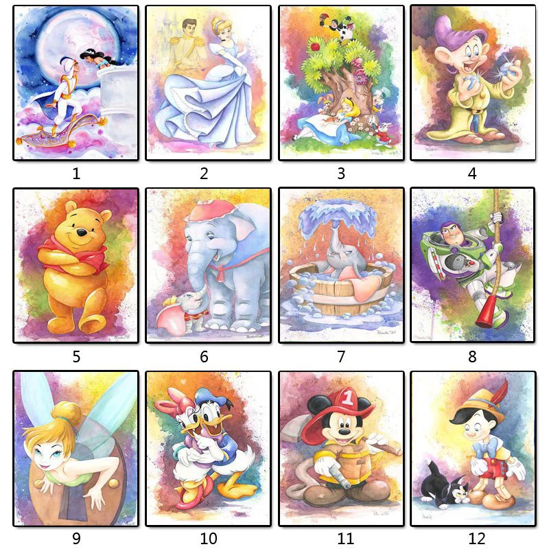 

5D DIY Diamond mosaic cartoon Full square Diamond painting Cross stitch kits embroidery Home Decoration gift