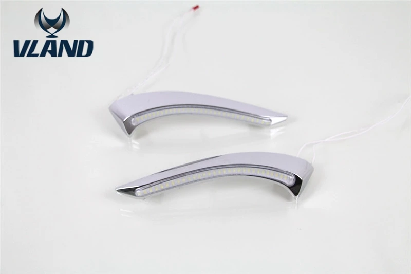 Free shipping vland factory car styling for Mazada 2 2015 LED daytime running light external lights accessories turning lights