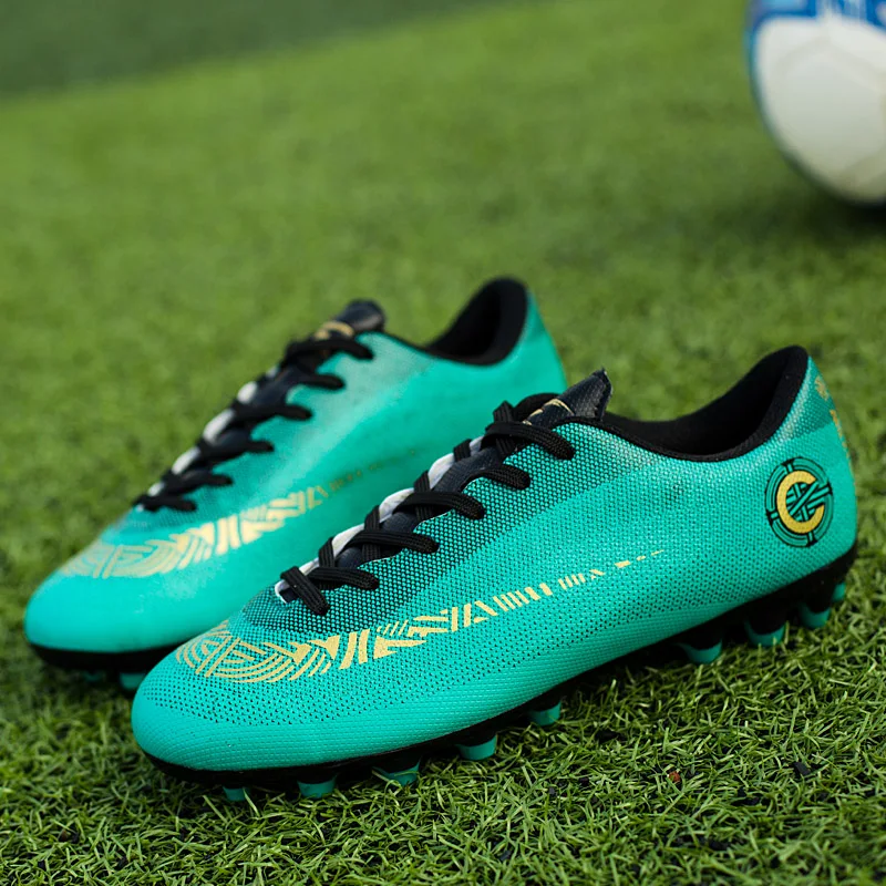 

Original Men Football Boots Cleats Training Long Spikes Kids Phantom Indoor Academy Sneaker Low Cushion Superfly Soccer Shoes
