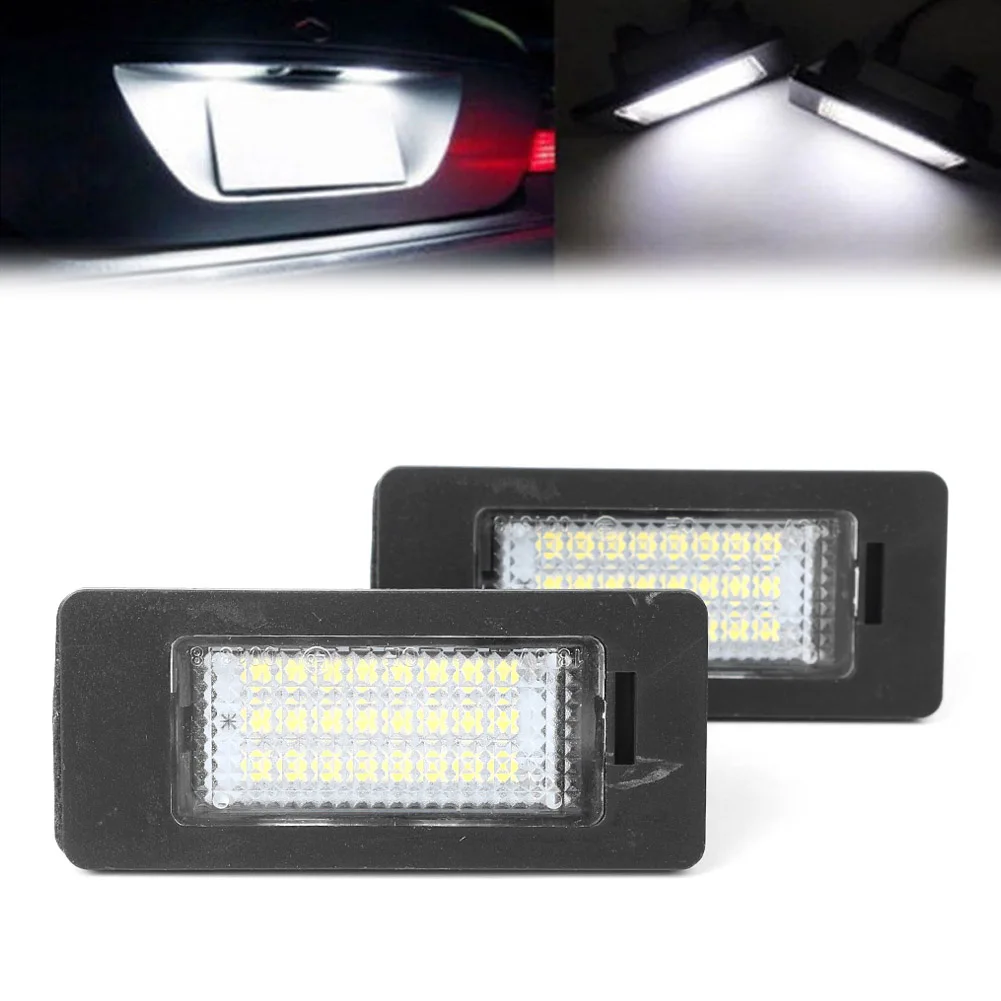 

For For BMW 1 3 5 Series X5 E70 X6 E71 etc Car LED license Number Plate Light Lamp Lighting Indicators OEM Replacement CE 2PCS