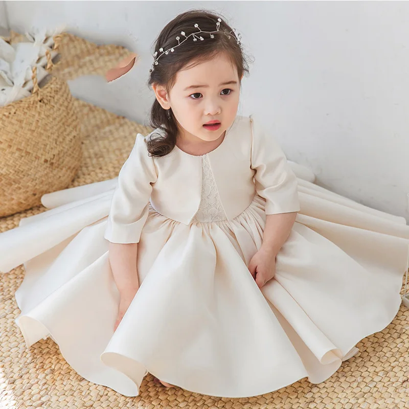

Winter Long Sleeved Children's Princess Dress Girls' Tuxedo Dress