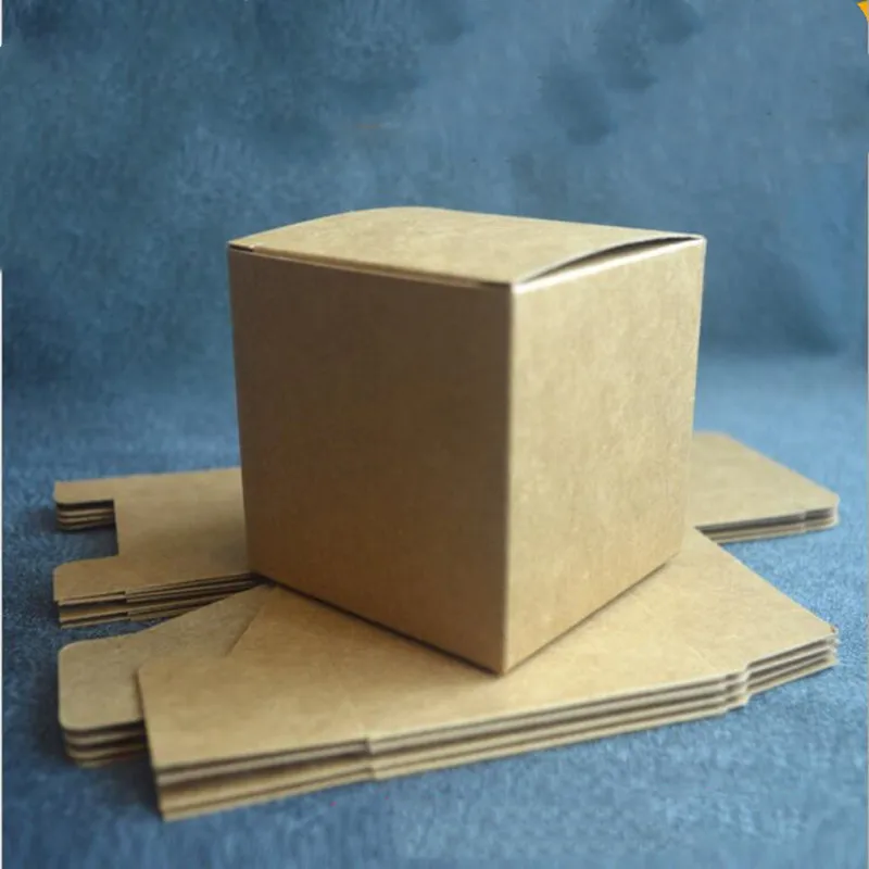 

10PCS/LOT Kraft Paper Gift Packing Boxes Blank Soap Box Small Jewelry Candy Craft Storage Carton Packaging Boxes