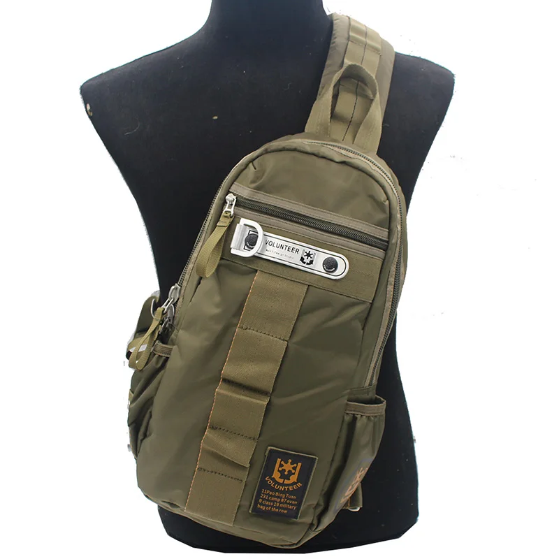 font b Men b font High Quality Waterproof Oxford Military Single Chest Day Back Pack