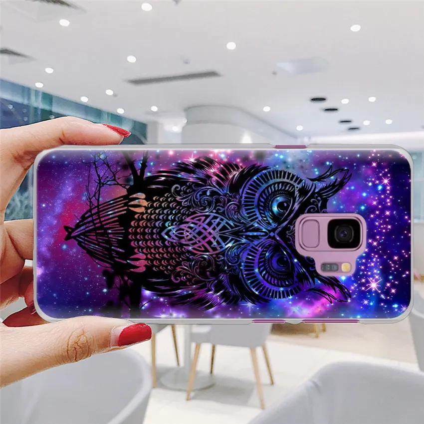 Животное Сова чехол для телефона для samsung Galaxy S10e S10 плюс S7 S8 S9 Plus, Note 8, 9, 10, плюс S10 5G M20 M30 жесткий чехол Coque