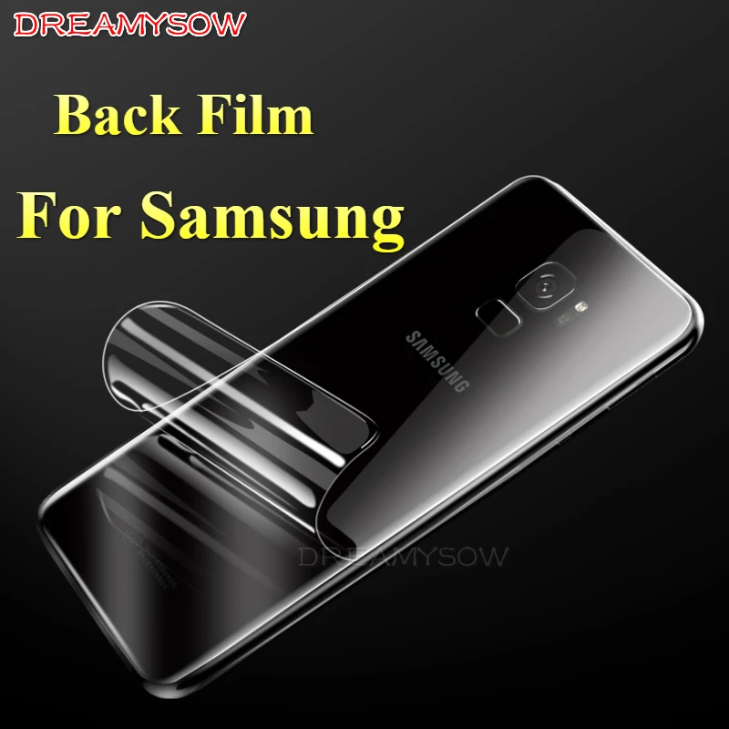 

3D Curved Soft PET Back Film For Samsung Galaxy Note8 S8 S9 Plus S7 Edge 9H Explosion-proof Phone Back Cover for Samsung S8 Plus