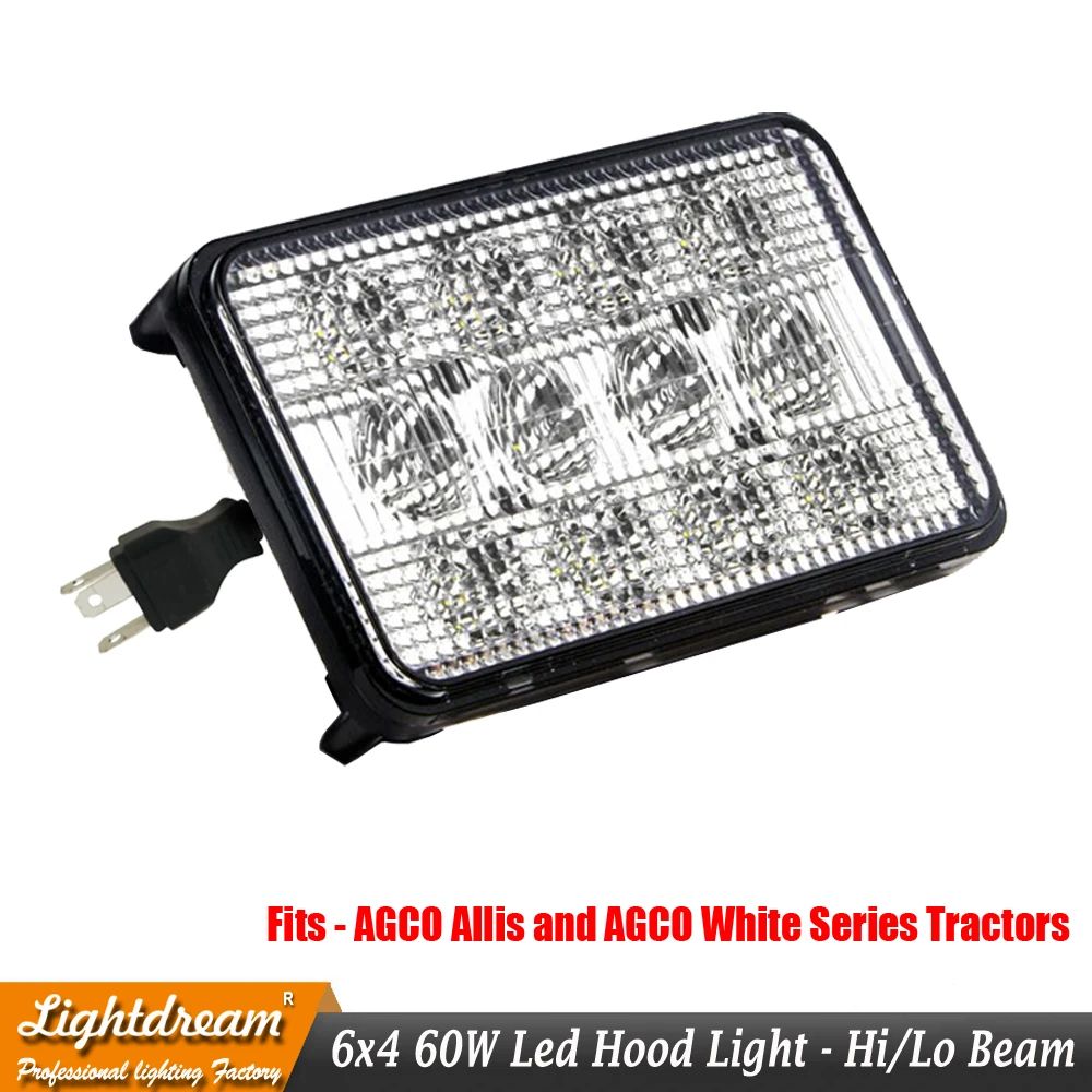 ЗАМЕНЯЕТ OEM номера частей Agco 30 3534510 72162190 галогенные лампы 12V 24V IP67 3500Lm 60W 6x4 led
