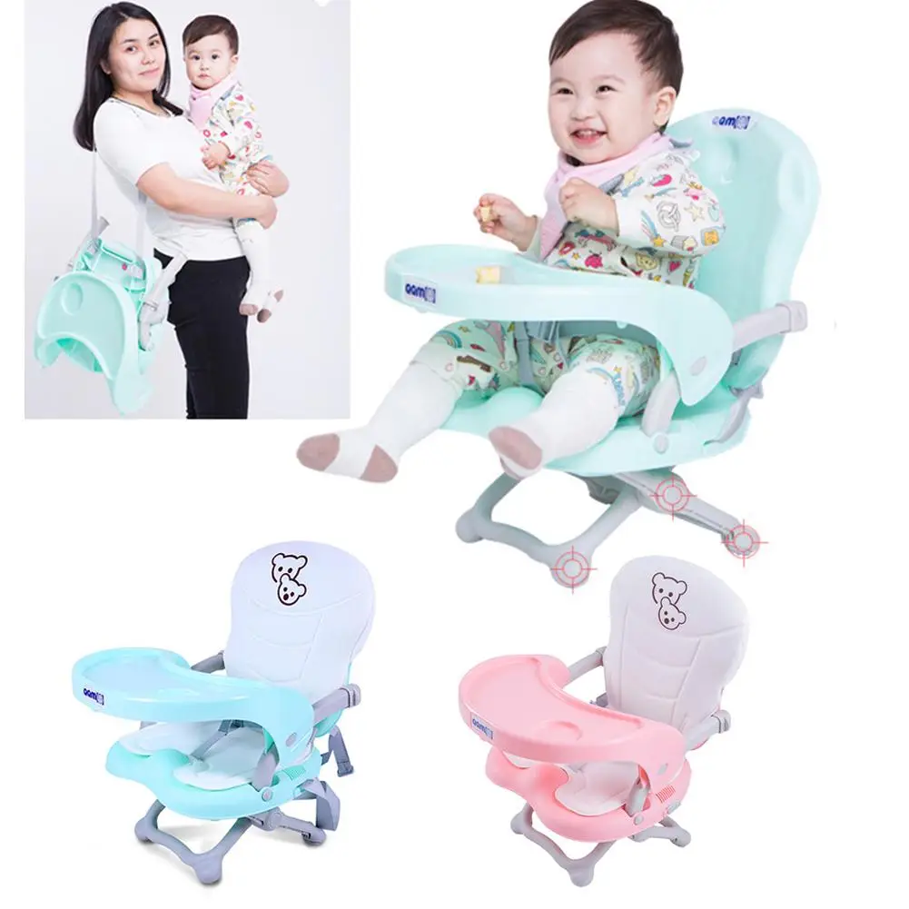 

Kidlove Portable Baby dining chair kids dinner table folding multi-function children's eating chair dining table stool